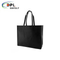 Brand promotion custom printed eco reusable foldable non woven shopping tote bags with logo and handles